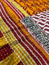 Quality Kantha One-of-a-Kind Reversible Recycled Cotton 55"x85" Throw/Quilt/Tablecloth (1007) | Banana Manor Rug Company