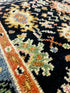 Rachel Nichol 2.6x11.9 Dark Blue Hand-Knotted Oushak Runner | Banana Manor Rug Company