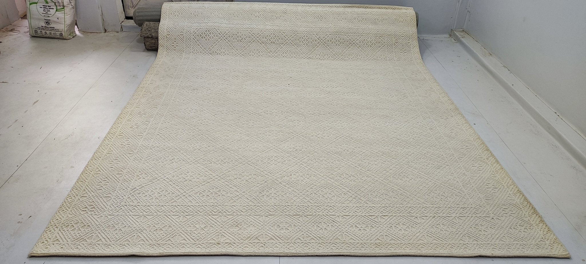 Radcliffe 8x10 Hand-Knotted Ivory High Low | Banana Manor Rug Factory Outlet