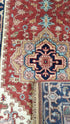 Ralph 2.9x8.3 Red and Blue Hand-knotted Serapi Runner | Banana Manor Rug Company