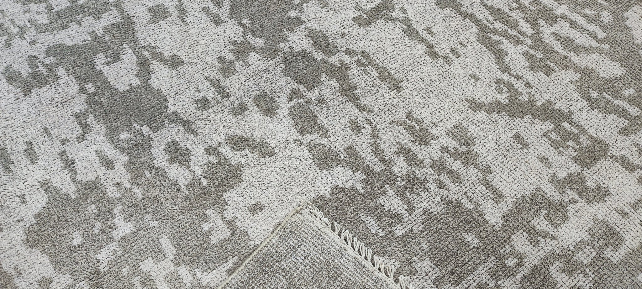 Ralph 8.3x10 Hand-Knotted Natural Grey Modern | Banana Manor Rug Factory Outlet