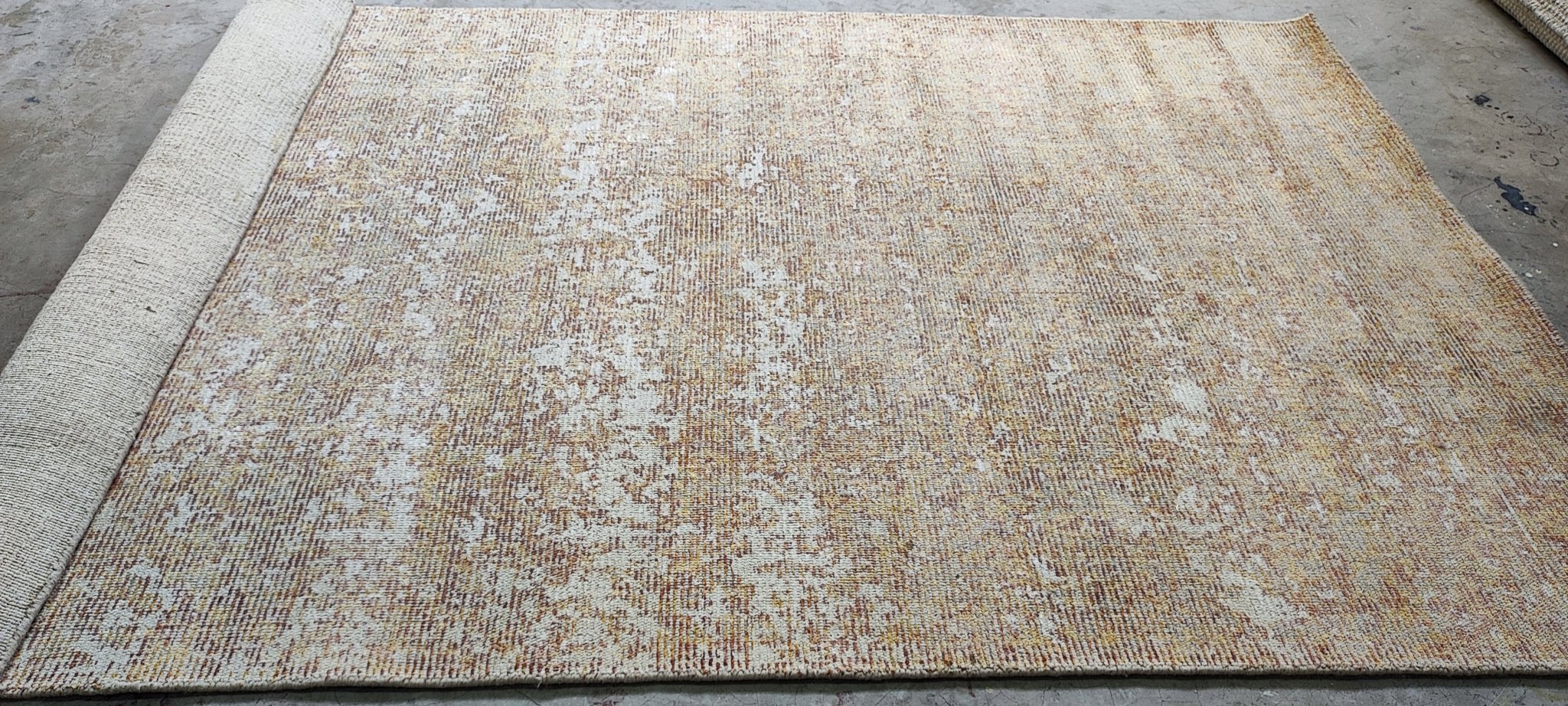 Randy 5x7.9 Hand-Knotted Rust Printed | Banana Manor Rug Factory Outlet