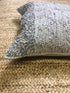 Ratana Grey and Blue Pillow | Banana Manor Rug Company