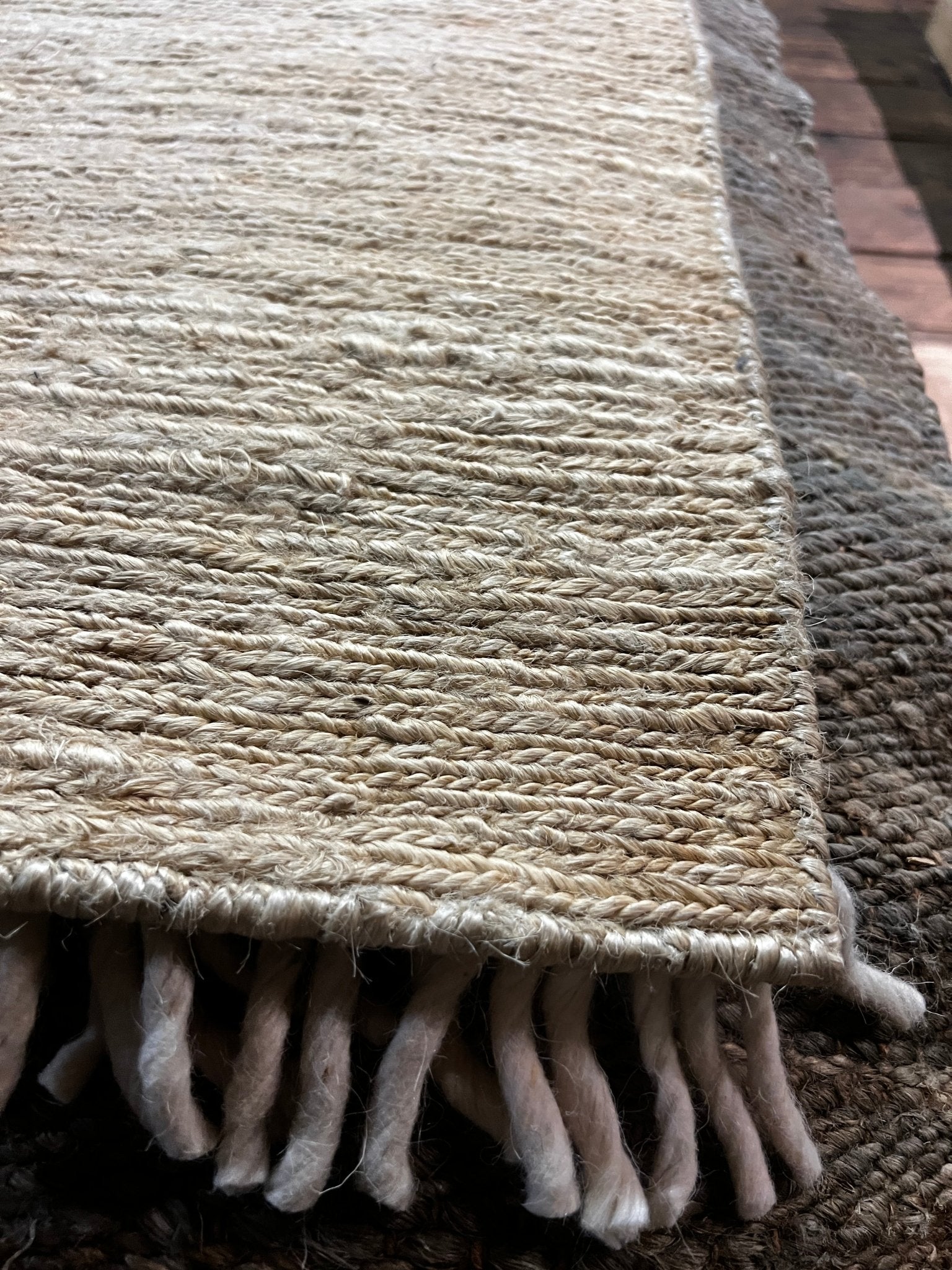 Reggie Jackson 5X7.3 Creme Beige Soumak Rug | Banana Manor Rug Factory Outlet