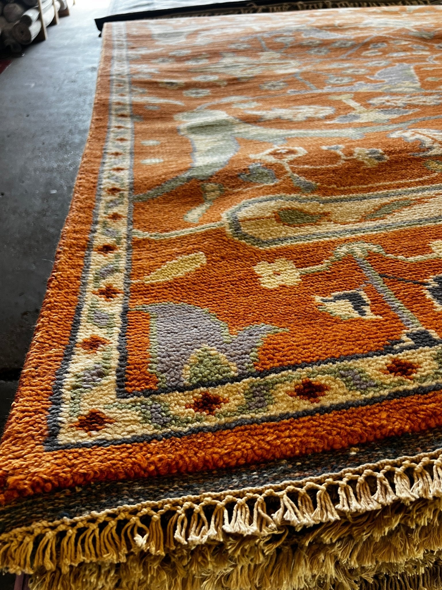 Renata 8.3x10 Rust Oushak | Banana Manor Rug Factory Outlet