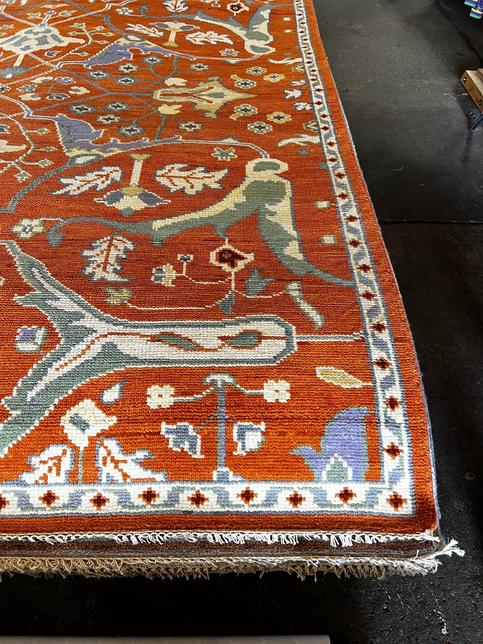 Renata 8.3x10 Rust Oushak | Banana Manor Rug Factory Outlet