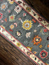 Rene 2.6x10 Hand-Knotted Grey & Ivory Oushak Runner | Banana Manor Rug Factory Outlet