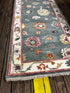 Rene 2.6x10 Hand-Knotted Grey & Ivory Oushak Runner | Banana Manor Rug Factory Outlet