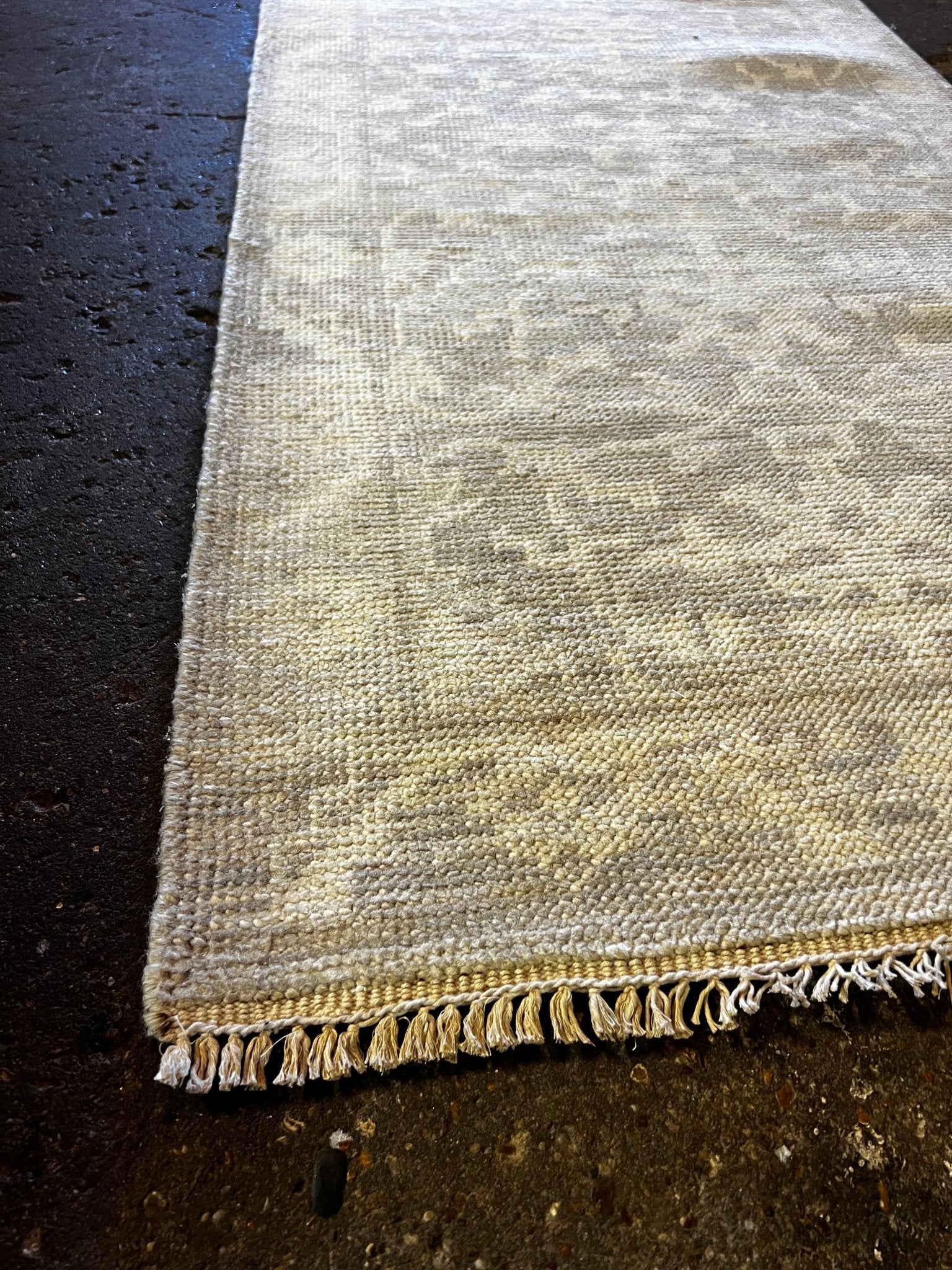 Renee Tenison 2.6x16.9 Hand-Knotted Grey & Silver Turkish Oushak | Banana Manor Rug Factory Outlet