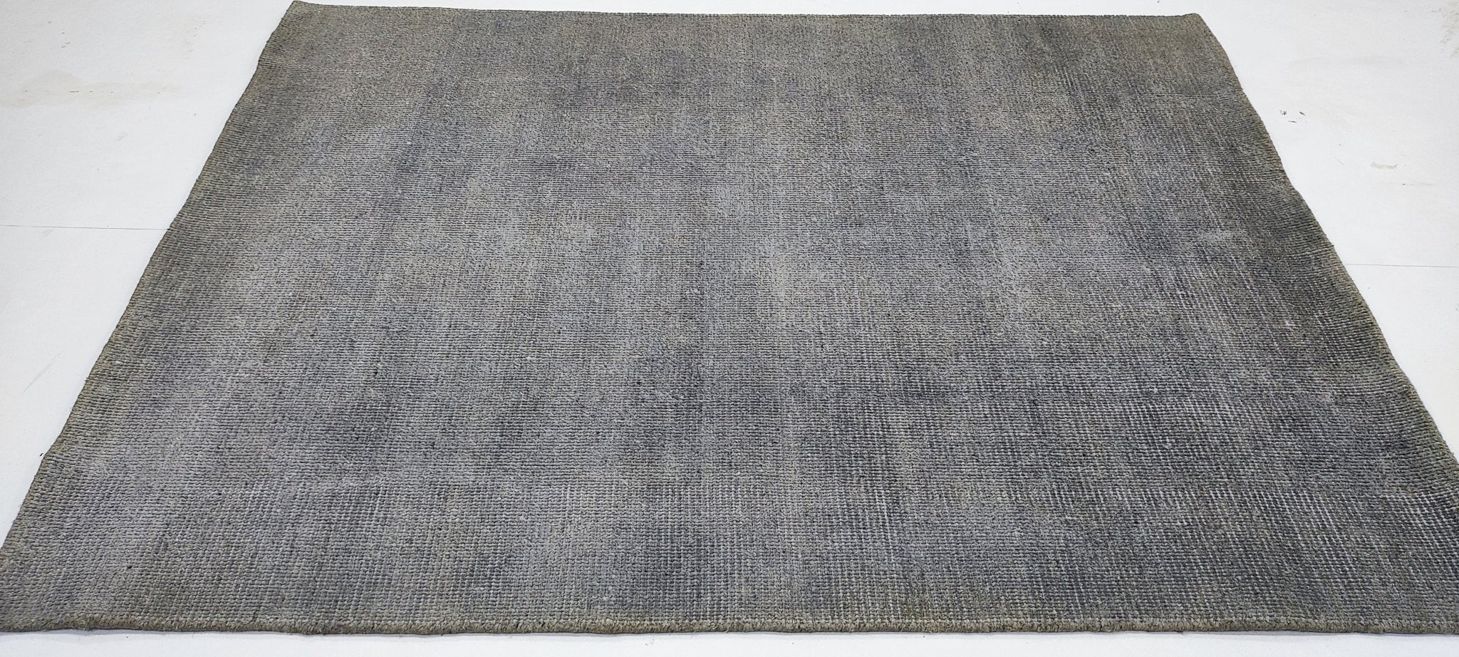 Richard Burke 5x8 Hand-Knotted Grey Textured | Banana Manor Rug Factory Outlet