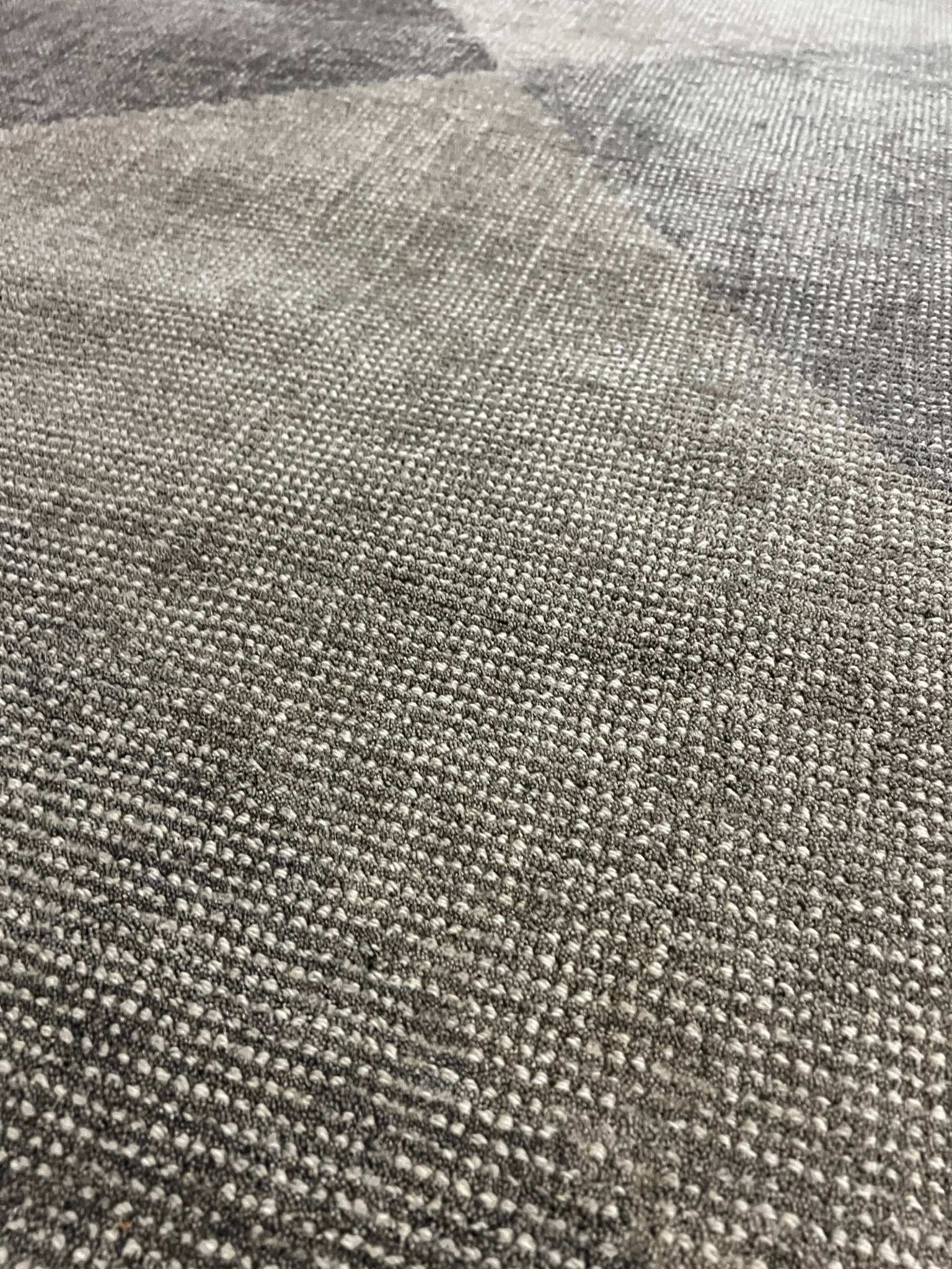 Richard Roxburgh Hand-Knotted Modern Rug Grey and Silver 8x10 | Banana Manor Rug Factory Outlet