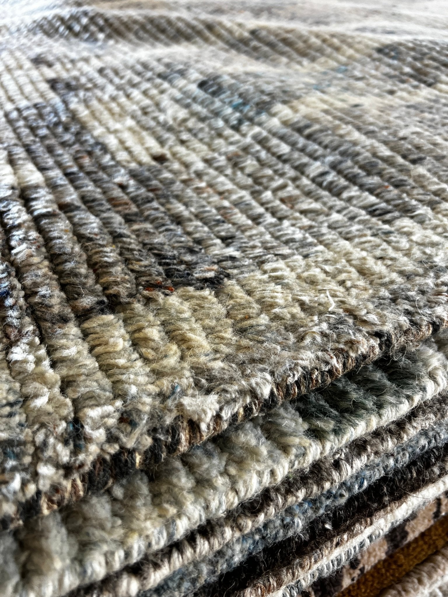 Rick 9.3x12 Hand-Knotted Natural Cut Pile | Banana Manor Rug Factory Outlet