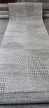 Robbie 4.3x12 Hand-Knotted Ivory & Grey Cut Pile Runner | Banana Manor Rug Factory Outlet