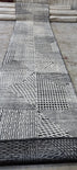 Rod 3.3x15 Hand-Knotted Ivory & Grey Cut Pile Runner | Banana Manor Rug Factory Outlet