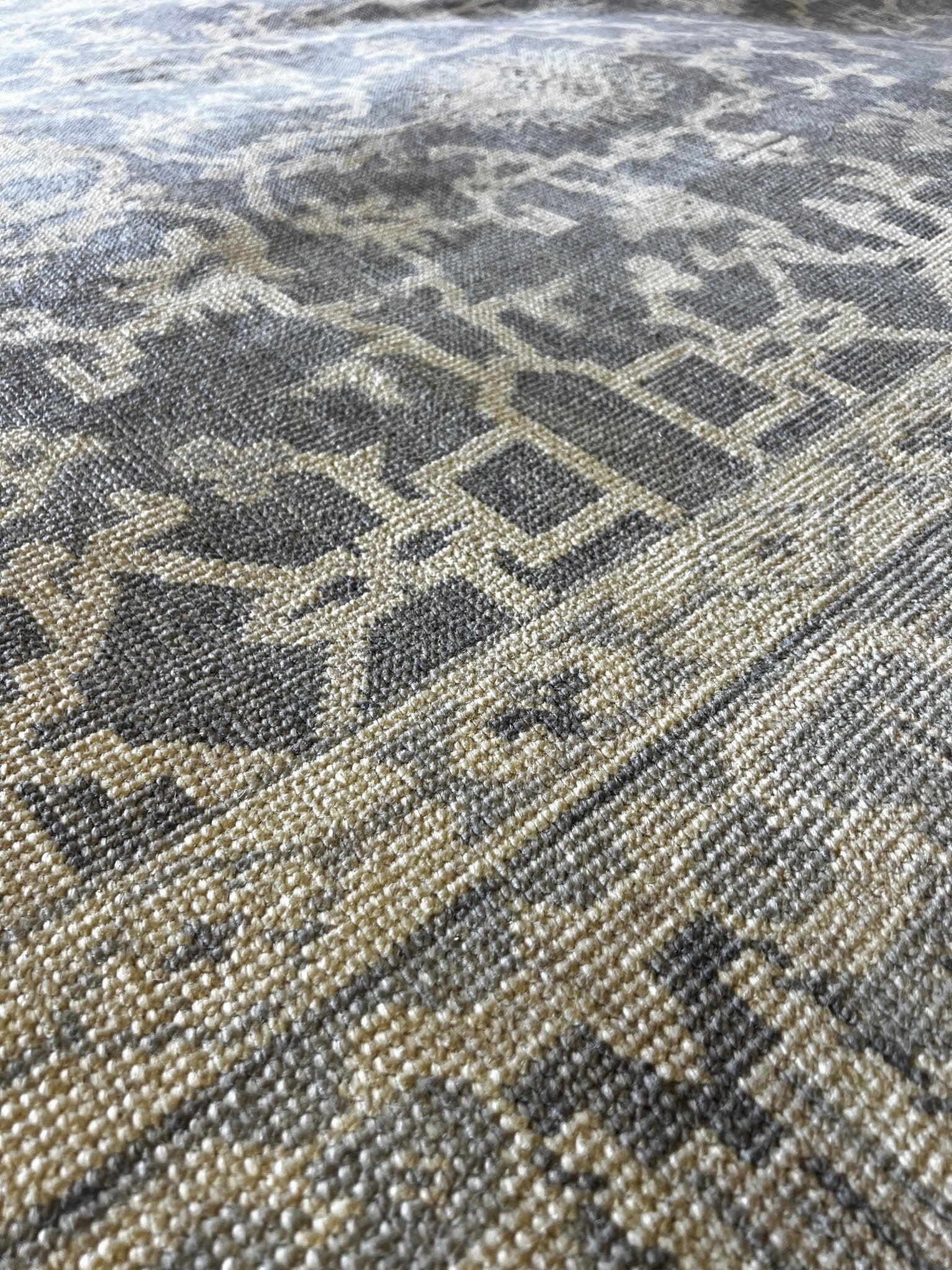 Romy 10x14 Hand-Knotted Grey & Silver Turkish Oushak | Banana Manor Rug Factory Outlet