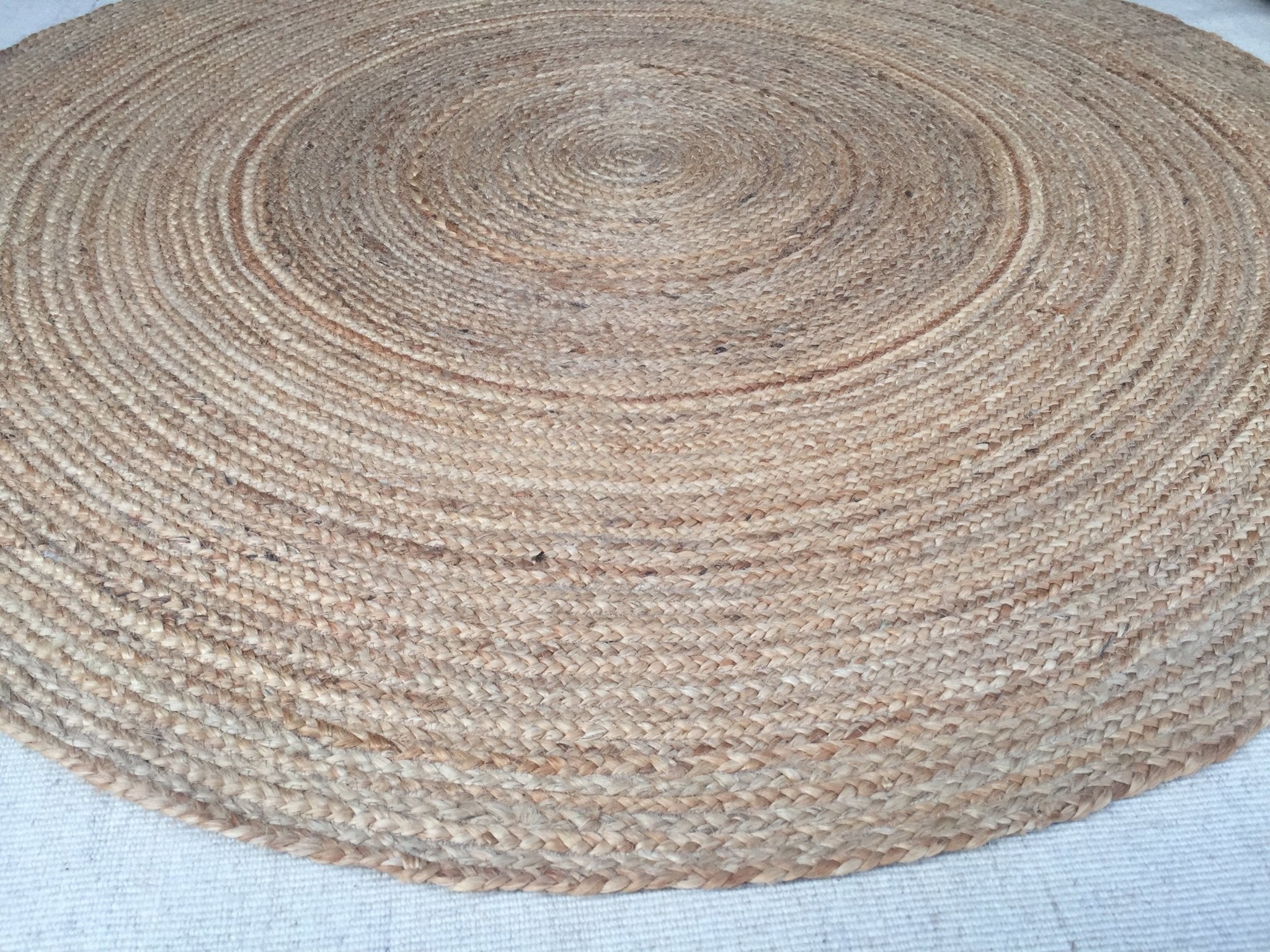 Round Handwoven Natural Jute Rug Assorted Styles & Sizes | Banana Manor Rug Company