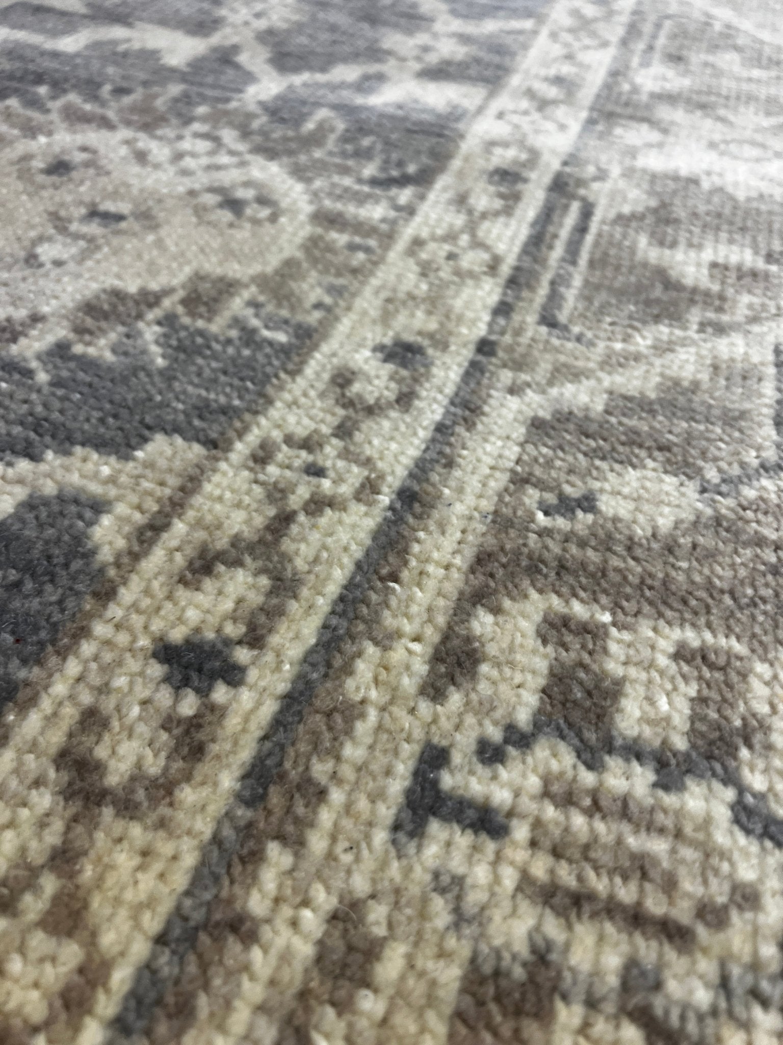 Roxy 5.9x9 Hand Knotted Grey & Light Rust Turkish Oushak | Banana Manor Rug Factory Outlet