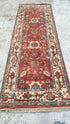 Rudolf Nureyev 2.9x8 Rust and Ivory Hand-Knotted Serapi Runner | Banana Manor Rug Company