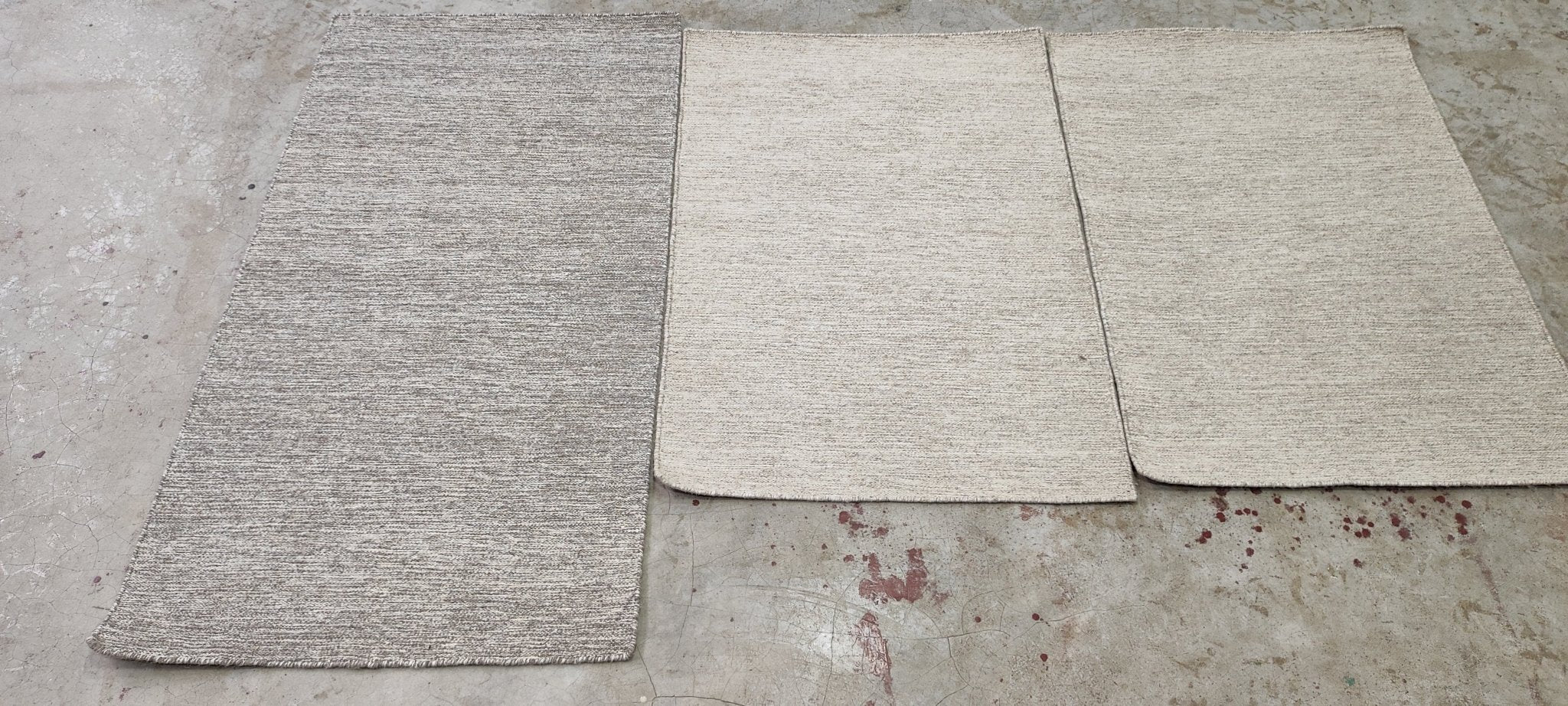 Rum Blazer 2x3 Silver and Grey Handwoven Rug | Banana Manor Rug Factory Outlet