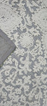 Ryan Handwoven Silver & Beige Jacquard Durrie (Multiple Sizes) | Banana Manor Rug Factory Outlet