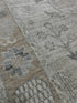 Saba Sahar Afghani Whitewashed Oushak Runner 3.8x12 | Banana Manor Rug Company