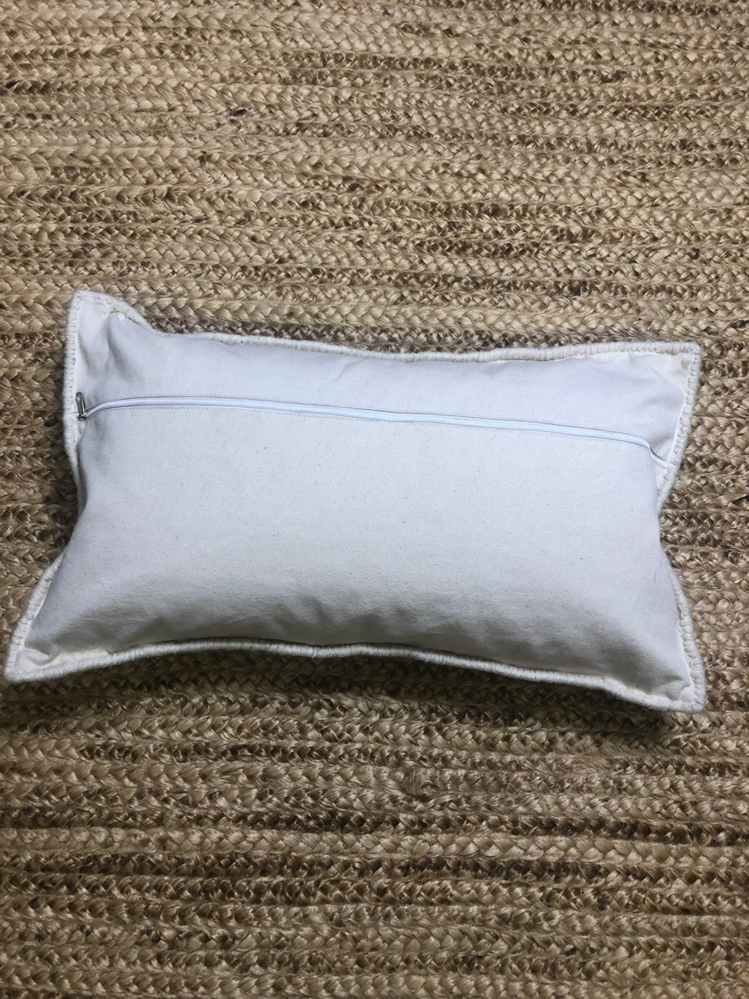 Sable Small Teal, Grey, and White Pillow | Banana Manor Rug Company