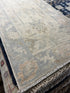 Sahar 2.9x11.7 Whitewashed Beige & Blue Afghani Oushak Runner | Banana Manor Rug Factory Outlet