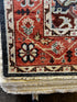 Sally Rand 8x10 Hand-Knotted Blue & Rust Heriz | Banana Manor Rug Factory Outlet