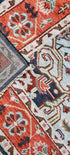 Sally Rand 8x10 Hand Knotted Blue & Rust Serapi | Banana Manor Rug Factory Outlet