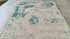 Salma Hayek 5.6x7.9 Beige and Green Hand-Knotted Tibetan Rug | Banana Manor Rug Company