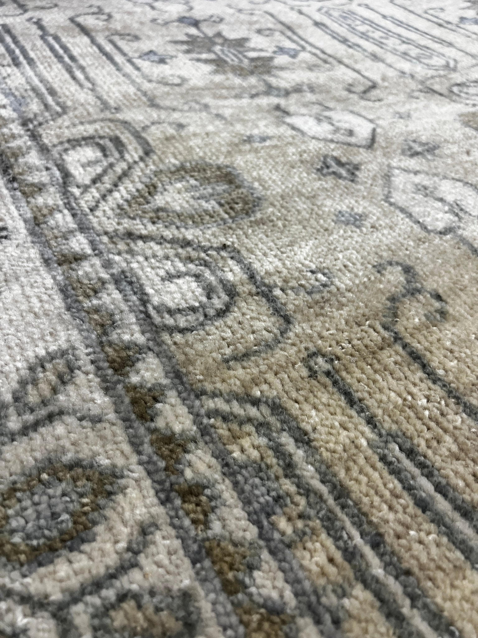 Sanne 5x8 Beige & Tan Oushak | Banana Manor Rug Factory Outlet