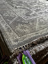 Sara Jean 5x7 Hand-Knotted Silver & Grey Turkish Oushak | Banana Manor Rug Factory Outlet