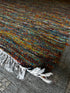 Sari for Partying 5x8 Striped Sari Silk Rug | Banana Manor Rug Company