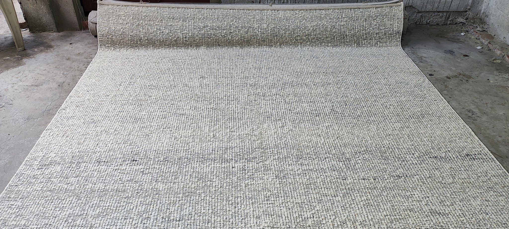 Sasha 8.3x11.9 Handwoven Natural Textured Durrie | Banana Manor Rug Factory Outlet