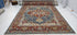 Scranton 7.9x10 Hand-Knotted Blue & Rust Serapi | Banana Manor Rug Factory Outlet