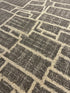 Seth 5x7.6 Grey and Ivory Modern Rug | Banana Manor Rug Factory Outlet