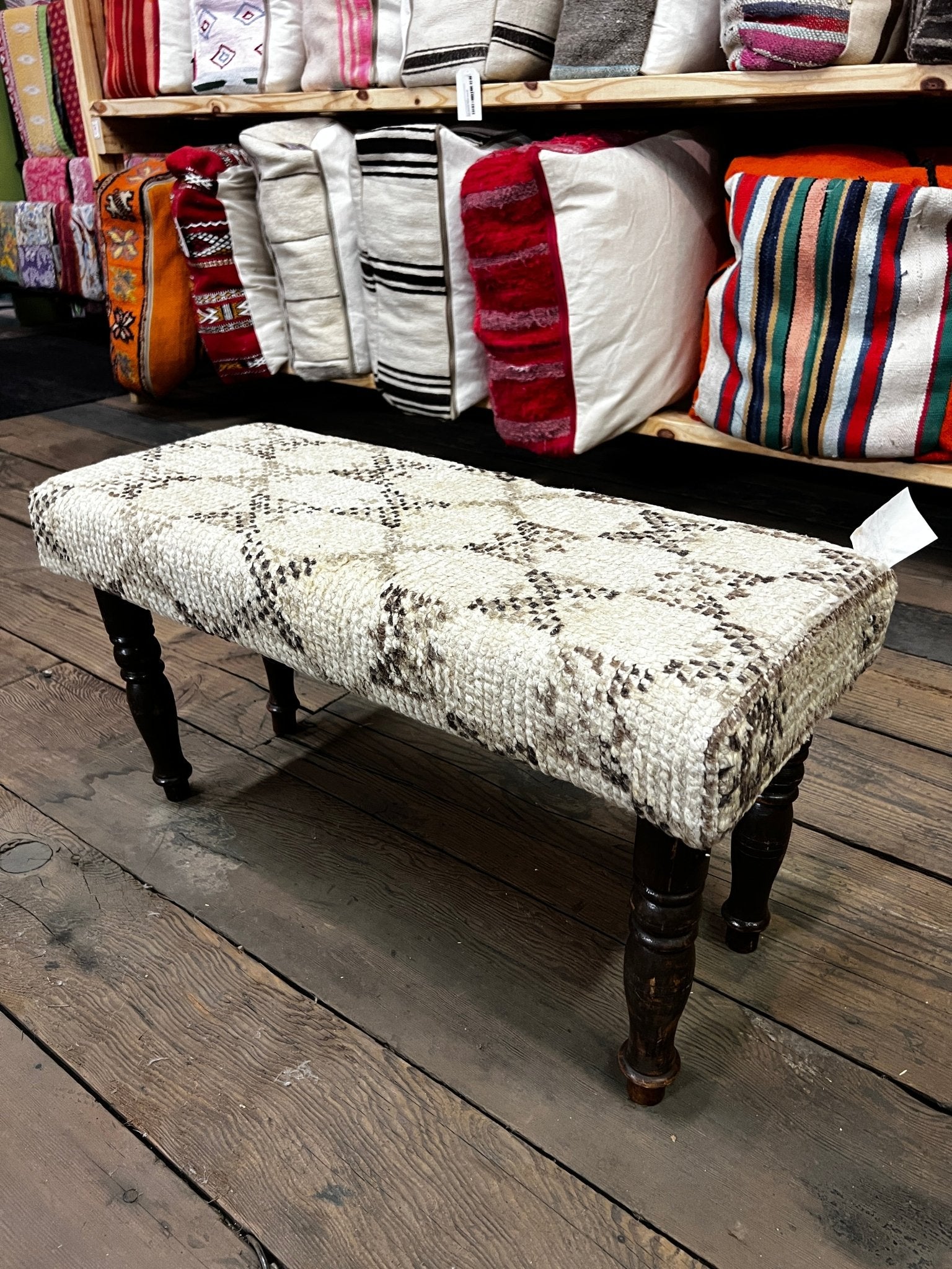 Setsuko 30x12x16 Wooden Upholstered Bench | Banana Manor Rug Factory Outlet
