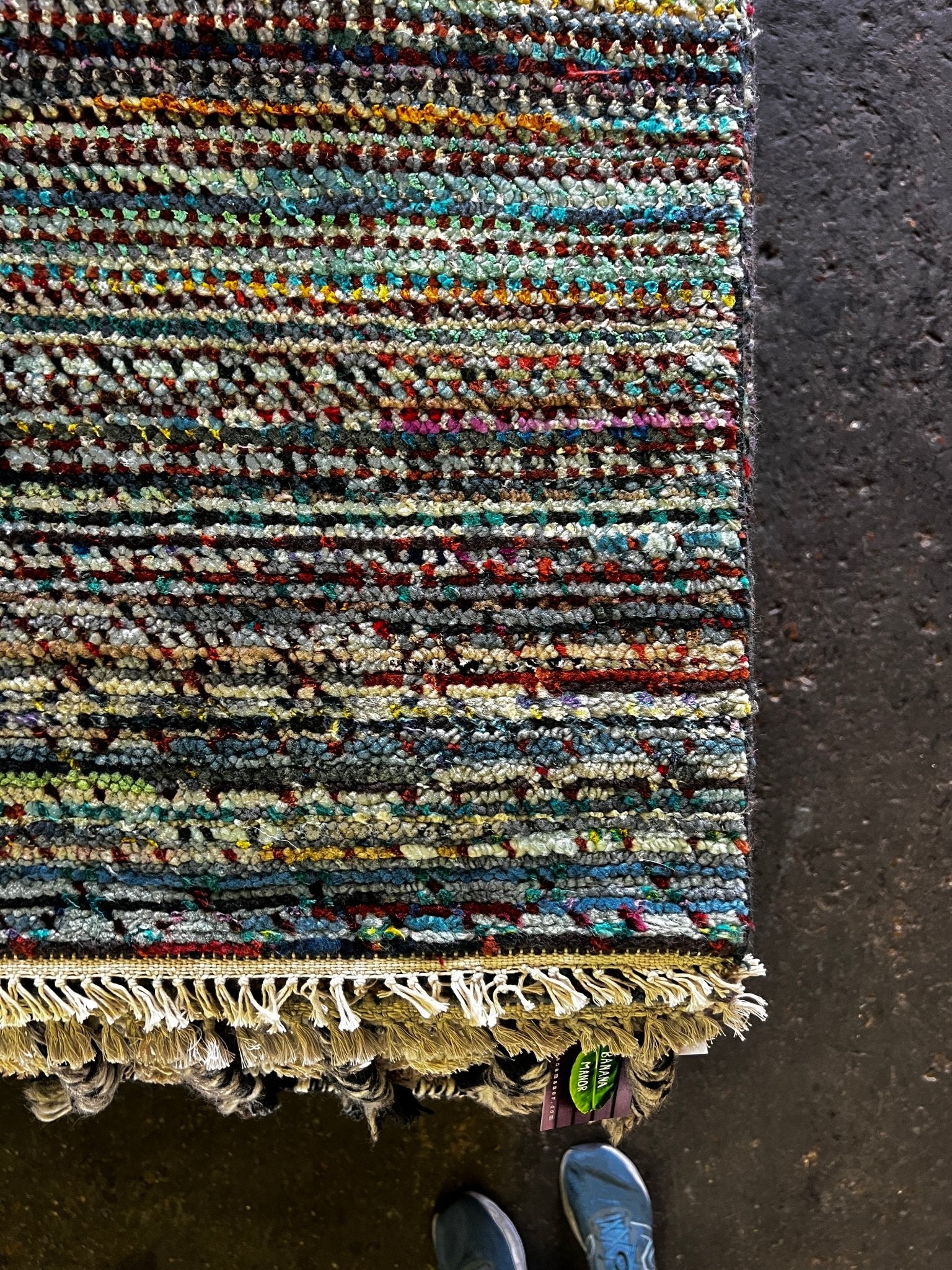 Shania 8x10 Hand-Knotted Grass Style Multi-Color | Banana Manor Rug Factory Outlet