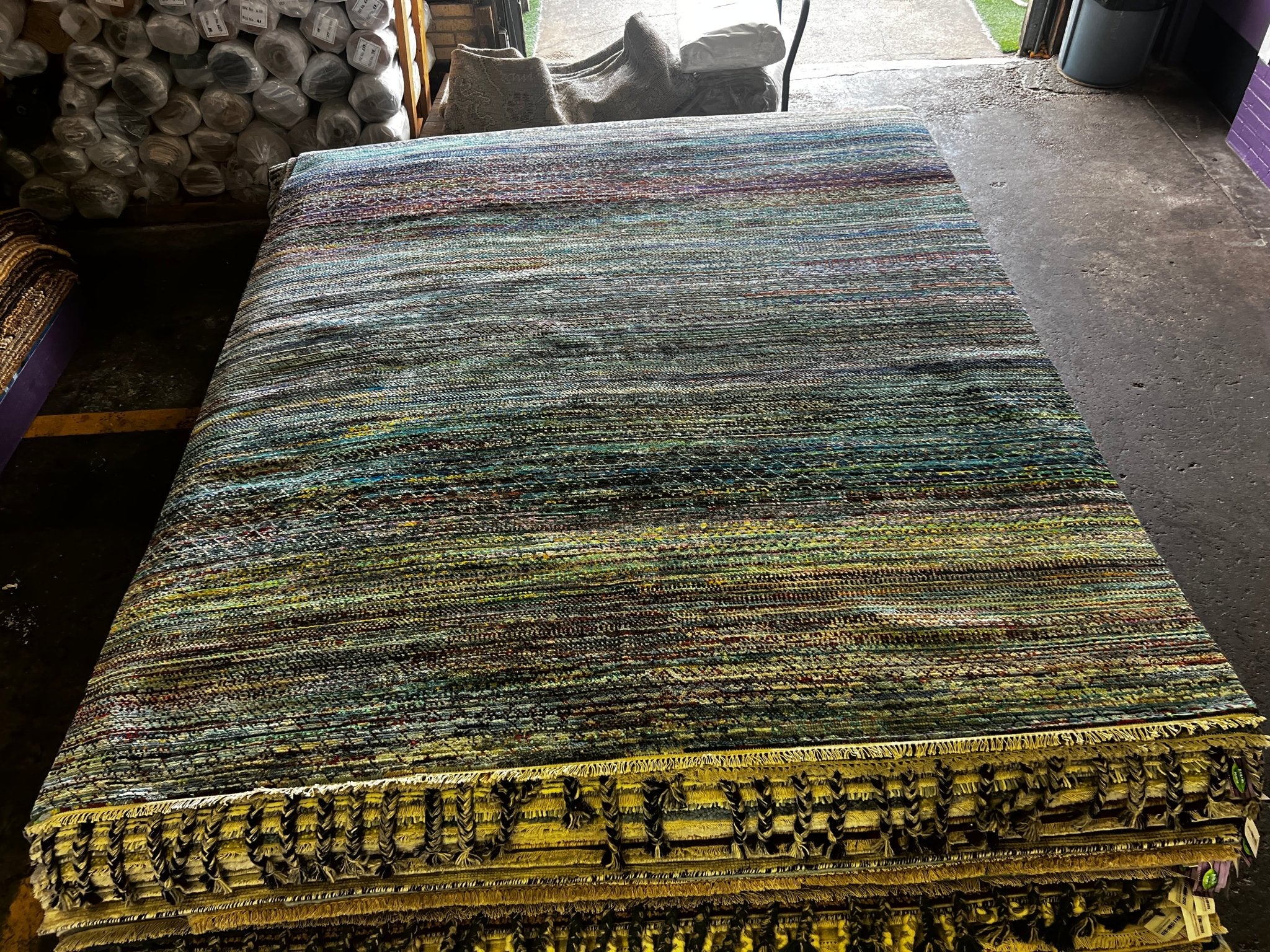 Shania 8x10 Hand-Knotted Grass Style Multi-Color | Banana Manor Rug Factory Outlet