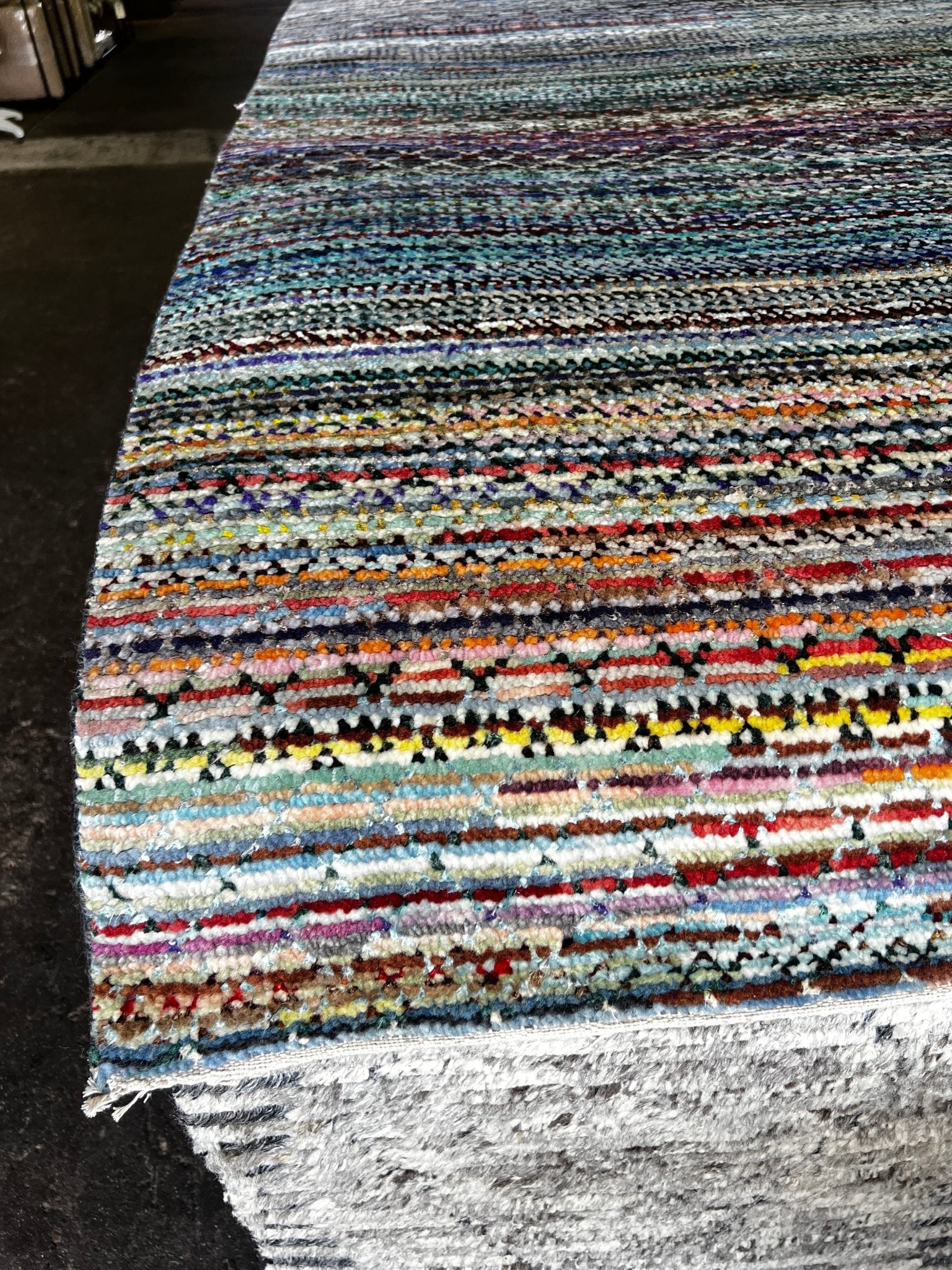 Shania 8x10 Hand-Knotted Grass Style Multi-Color | Banana Manor Rug Factory Outlet