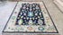 Shay 6x9 Blue and Grey Hand-Knotted Oushak Rug | Banana Manor Rug Company