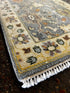 Sheena 2.6x10 Light Blue and Ivory Hand-Knotted Runner | Banana Manor Rug Factory Outlet