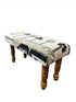 Shelley Winters 30x12x16 Wooden Upholstered Bench | Banana Manor Rug Factory Outlet