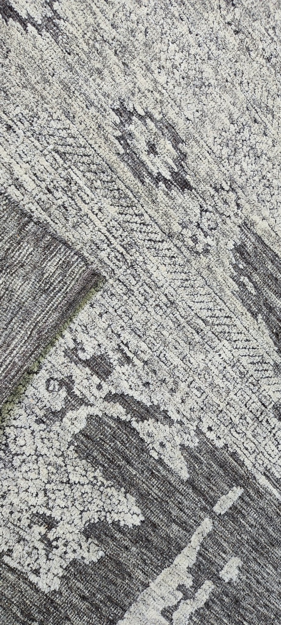 Shigeo 8.3x10 Hand-Knotted Natural & Grey High Low | Banana Manor Rug Factory Outlet