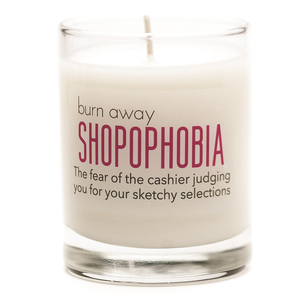 Shopophobia Candle | Banana Manor Rug Company