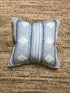 Shyla Light Blue and Ivory Pillow | Banana Manor Rug Company
