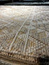 Sidney's Saloon 5.3x8.3 Handwoven Ivory & Grey Loop | Banana Manor Rug Factory Outlet