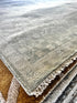 Silver Spice O'Hara 9x12 Hand-Knotted Oushak Rug Aqua and Silver O'Hara | Banana Manor Rug Factory Outlet