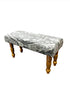 Simone 30x12x16 Wooden Upholstered Bench | Banana Manor Rug Factory Outlet