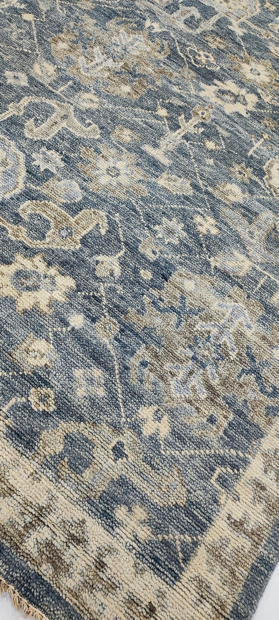Sloan Petersen 8x10 Hand-Knotted Grey Oushak | Banana Manor Rug Factory Outlet
